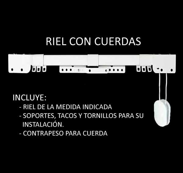 RIELES PARA CORTINAS